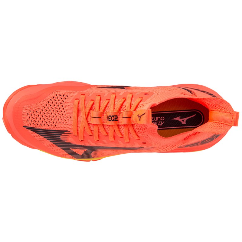 Mizuno WAVE Lightning Neo2 Oranje Zwart Geel | RIQP2092