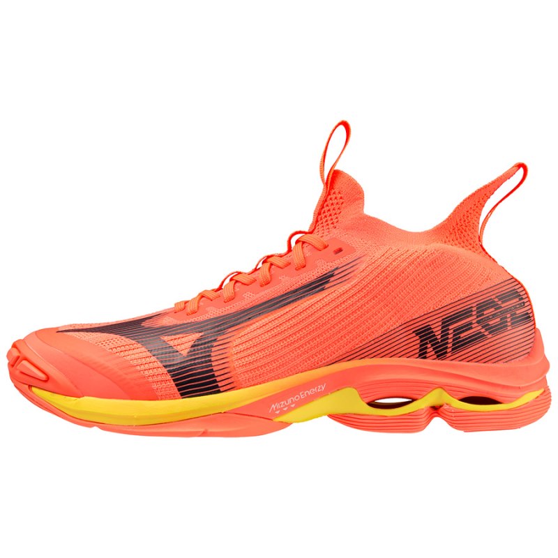 Mizuno WAVE Lightning Neo2 Oranje Zwart Geel | RIQP2092