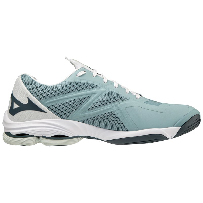 Mizuno WAVE Lightning Z7 Grijs Blauw Wit Lichtgroen | IHTT9793