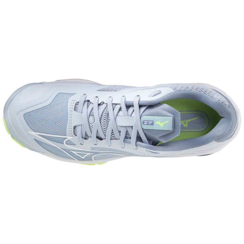 Mizuno WAVE Lightning Z7 Grijs Wit Lichtgroen | GUCC6312