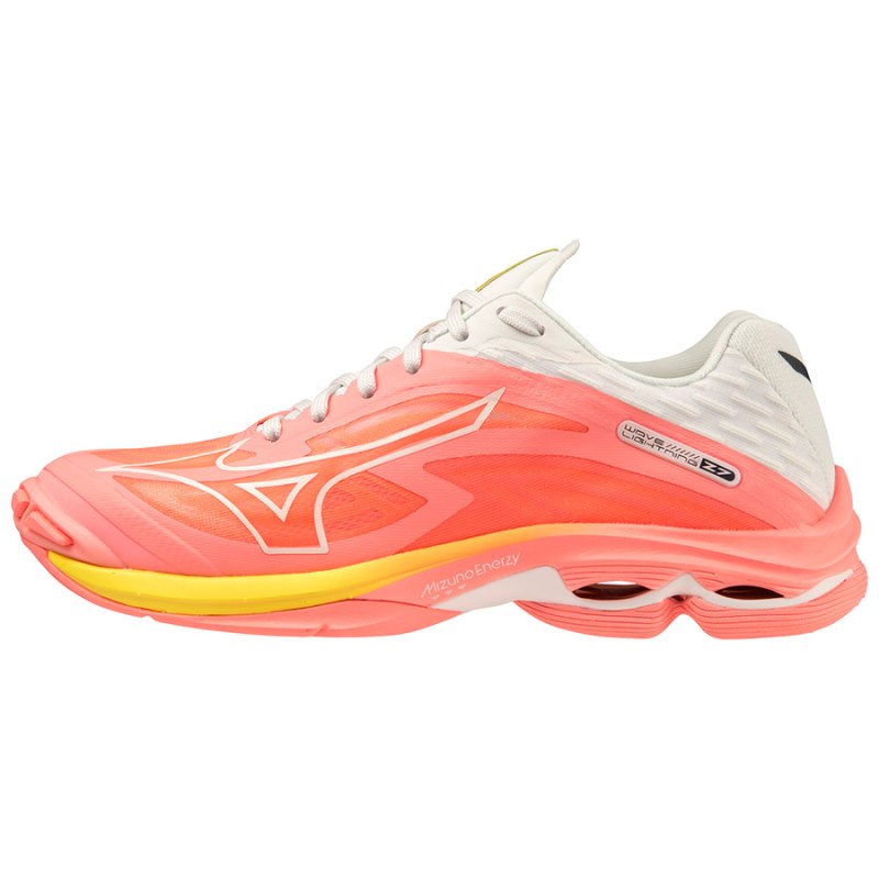 Mizuno WAVE Lightning Z7 Koraal Zwart Geel | FQGD1289