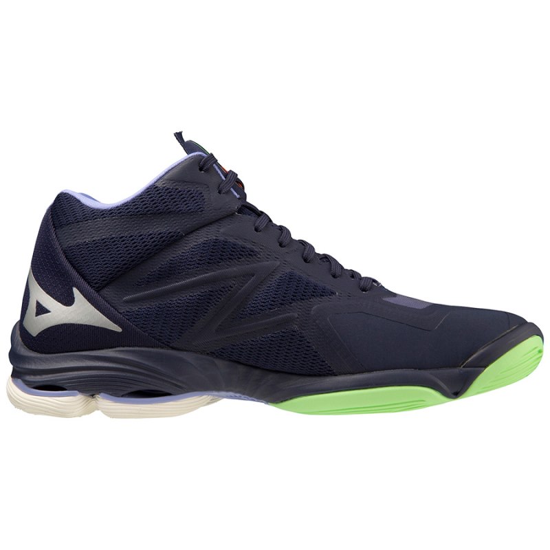 Mizuno WAVE Lightning Z7 Mid Paars | AROE5713