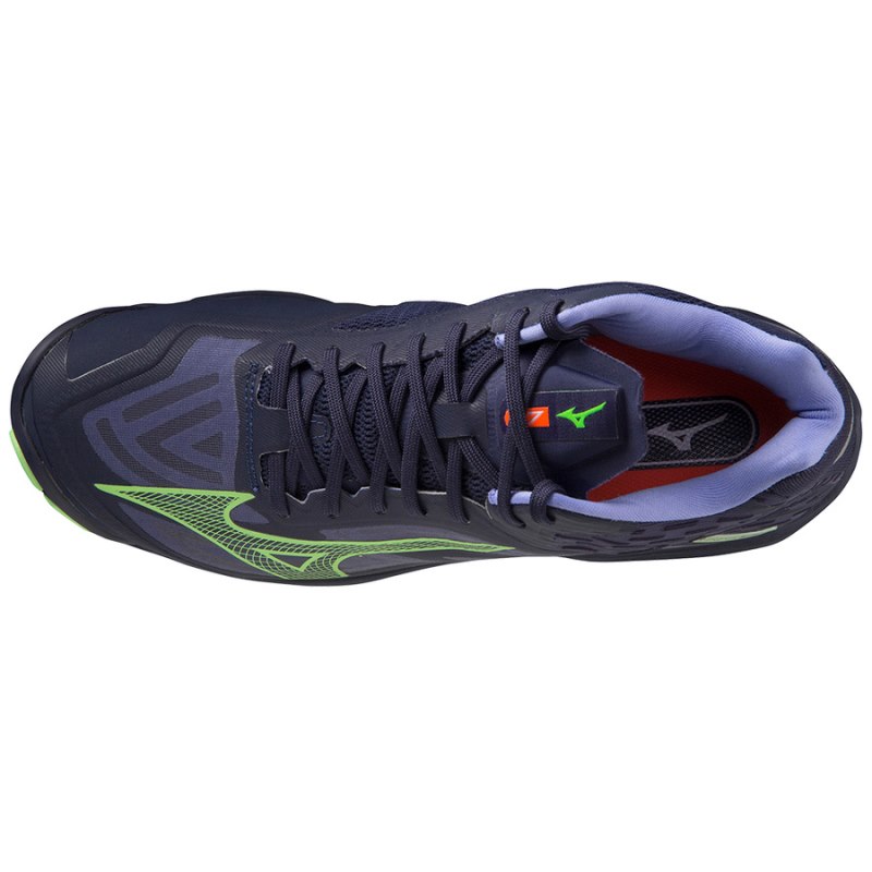 Mizuno WAVE Lightning Z7 Mid Paars | AROE5713