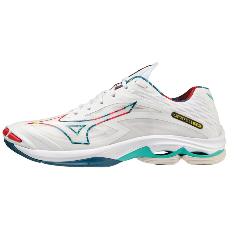 Mizuno WAVE Lightning Z7 Wit Rood Blauw | EYTJ6434