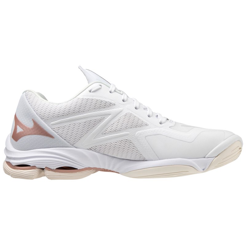 Mizuno WAVE Lightning Z7 Wit Roze | EPMZ3100