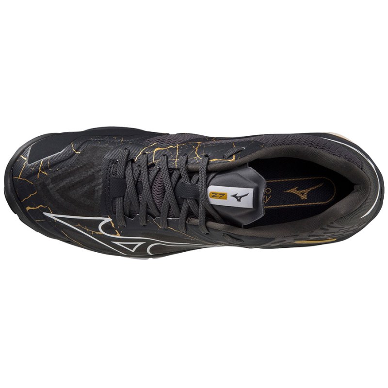 Mizuno WAVE Lightning Z7 Zwart Goud | HRYB4308