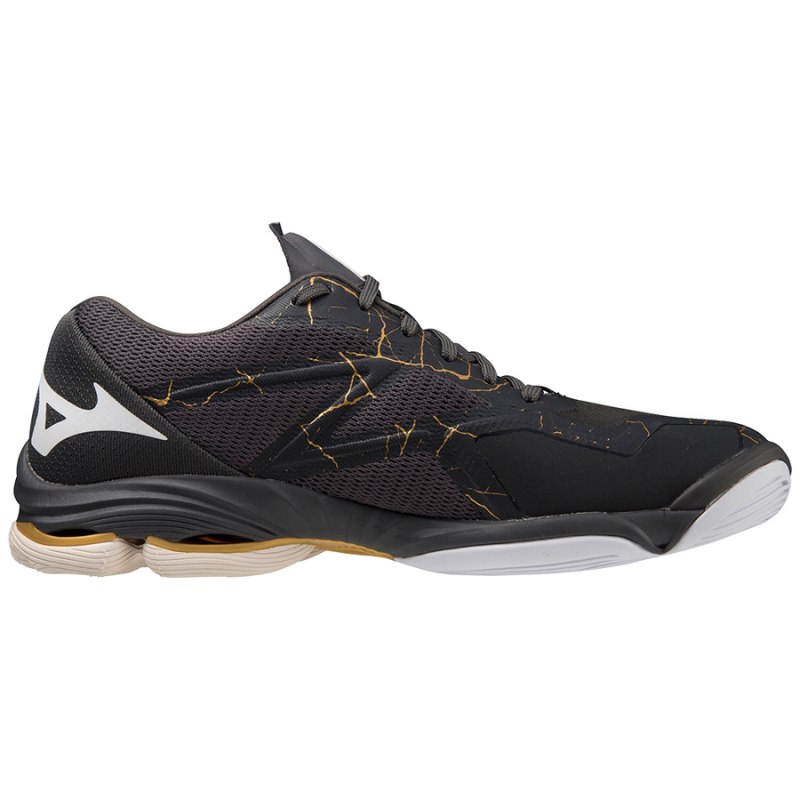 Mizuno WAVE Lightning Z7 Zwart Goud | HRYB4308