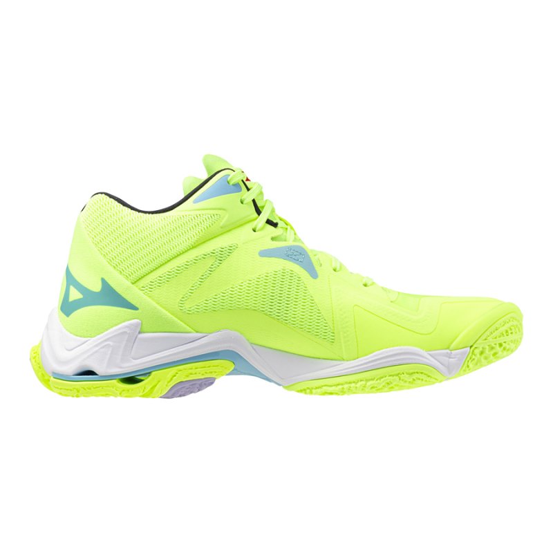 Mizuno WAVE Lightning Z8 Mid Groen Geel | HYVT4024