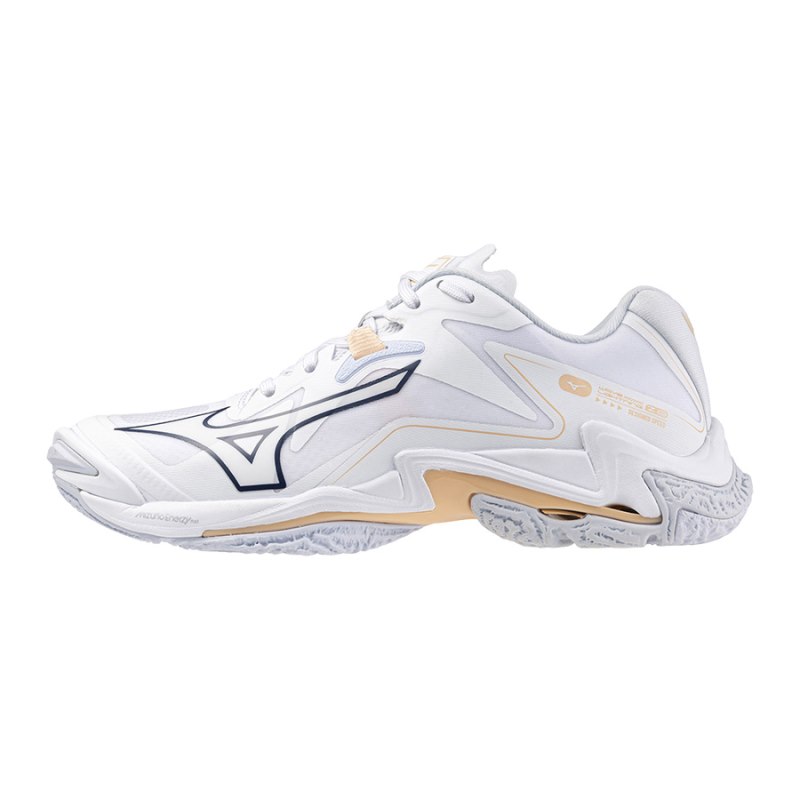 Mizuno WAVE Lightning Z8 Wit Donkerblauw Lichtoranje | AIUJ5090