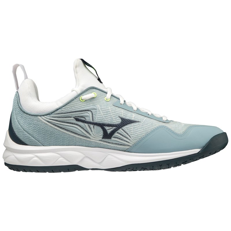 Mizuno WAVE Luminous 2 Grijs Blauw Donkerblauw Lichtgroen | NFBC3638