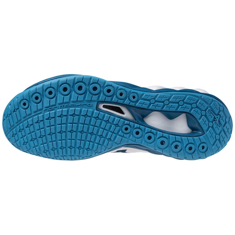 Mizuno WAVE Luminous 2 Wit Blauw Zilver | OARC7689