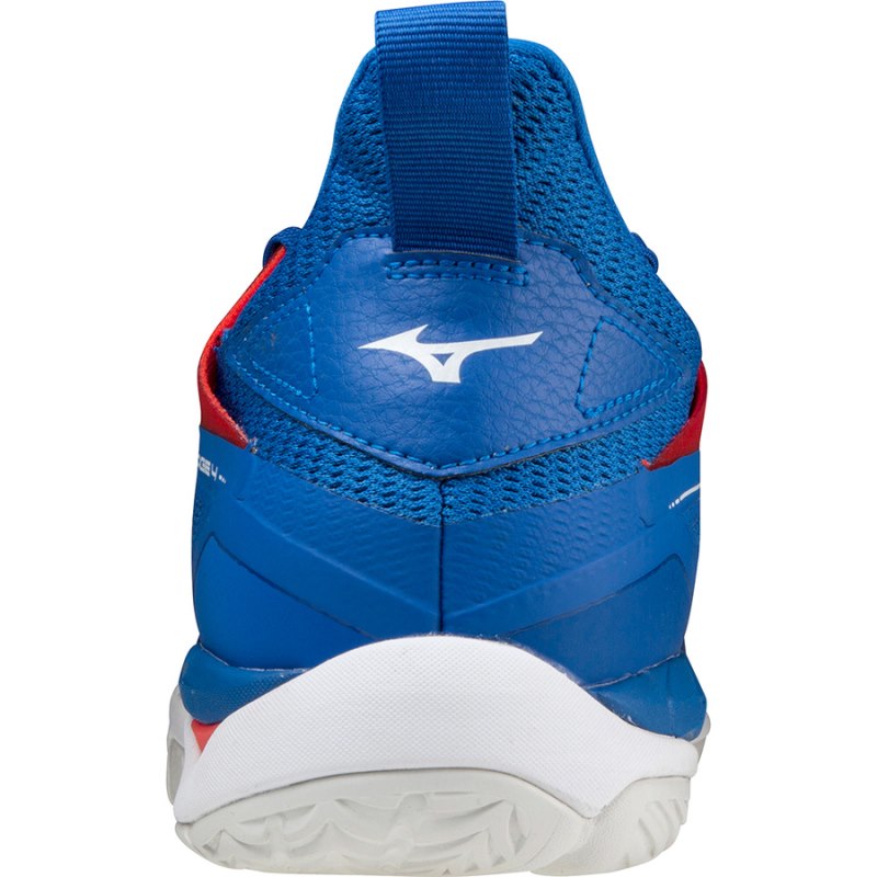 Mizuno WAVE Mirage 4 Blauw Wit Rood | PHHD5575