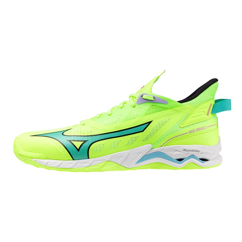 Mizuno WAVE Mirage 5 Groen Geel | BIOX8599