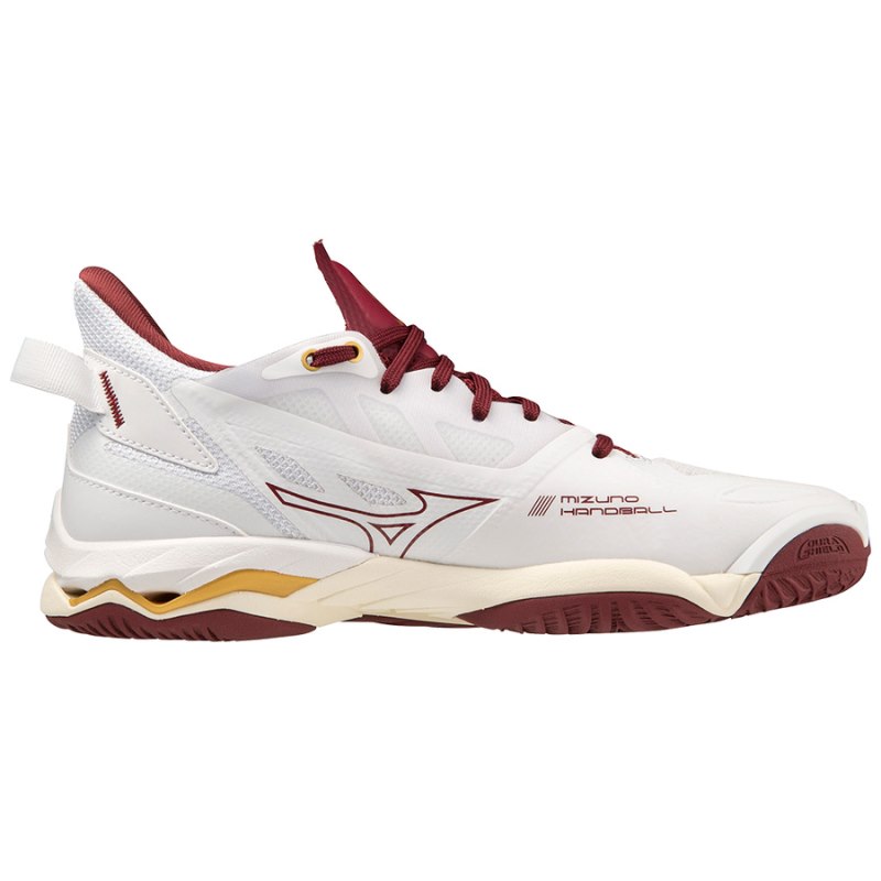 Mizuno WAVE Mirage 5 Wit Bordeaux Goud | MHWF7609