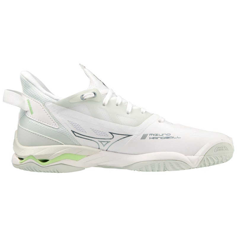 Mizuno WAVE Mirage 5 Wit Groen | MFMY6332