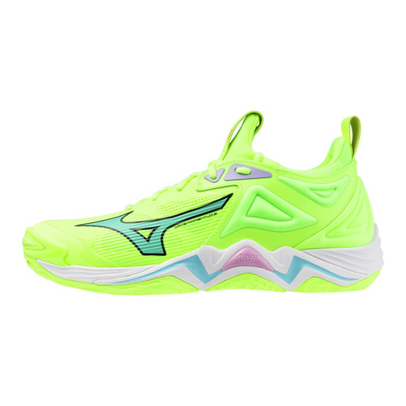 Mizuno WAVE Momentum 3 Groen Geel | IUKG8034