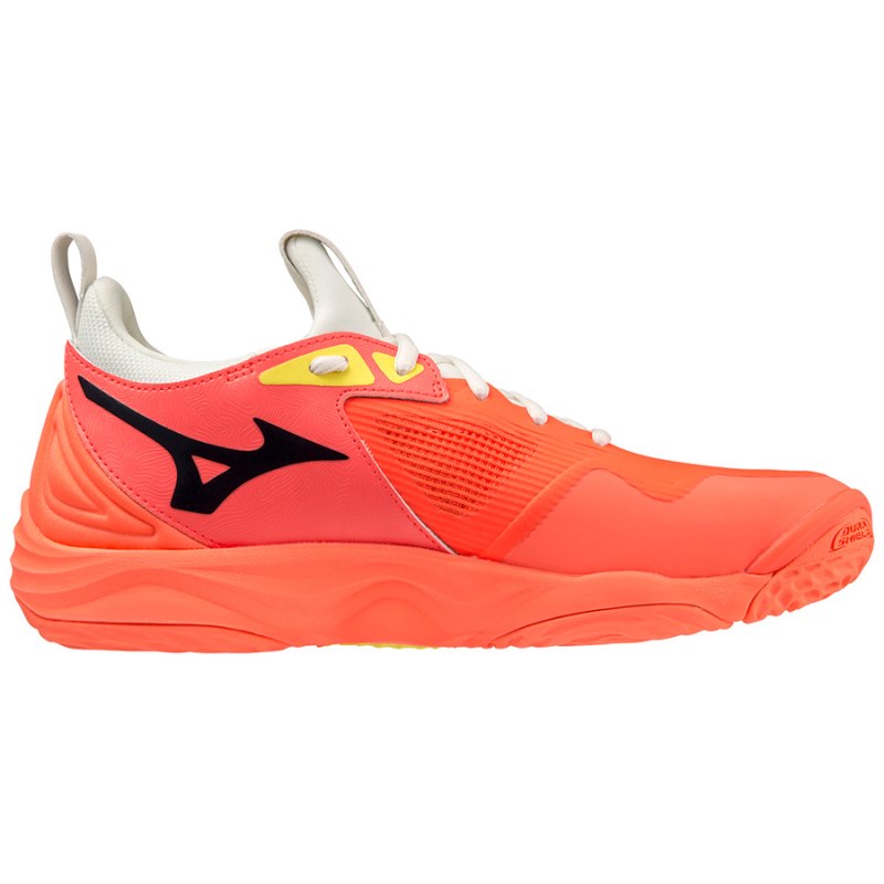 Mizuno WAVE Momentum 3 Oranje Zwart Geel | TSUW6205