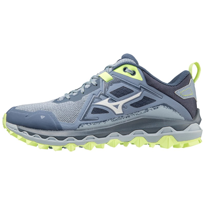 Mizuno WAVE Mujin 8 Grijs Geel | IRME1901