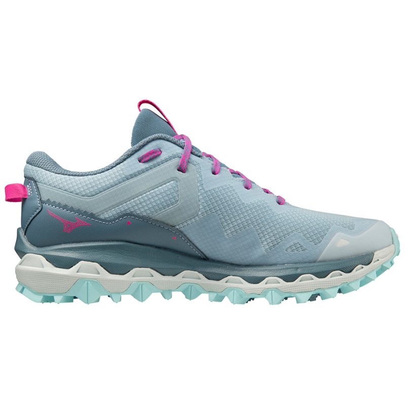 Mizuno WAVE Mujin 9 Blauw Roze | JIZP0747