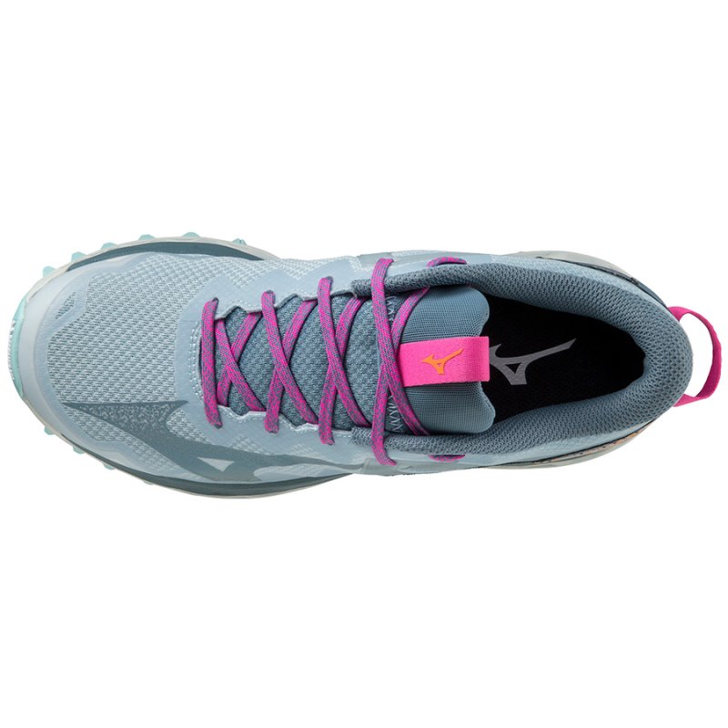 Mizuno WAVE Mujin 9 Blauw Roze | JIZP0747