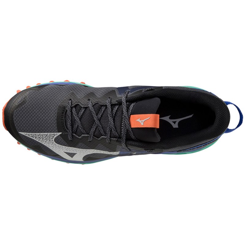 Mizuno WAVE Mujin 9 Zwart Zilver Blauw | BALY8835