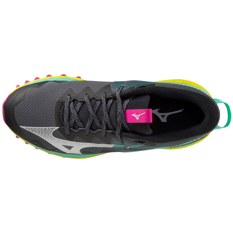 Mizuno WAVE Mujin 9 Zwart Zilver Groen | MFCI2311