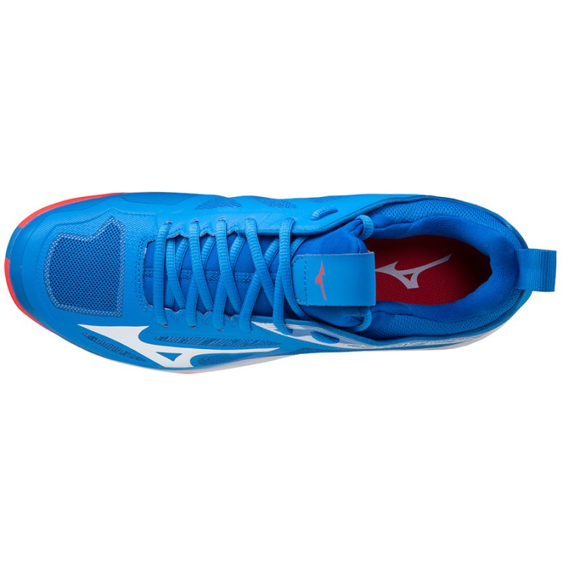 Mizuno WAVE Panthera Blauw Wit Rood | KBYO0494