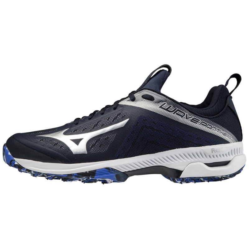 Mizuno WAVE Panthera Donkerblauw Zilver Blauw | AXDP8365