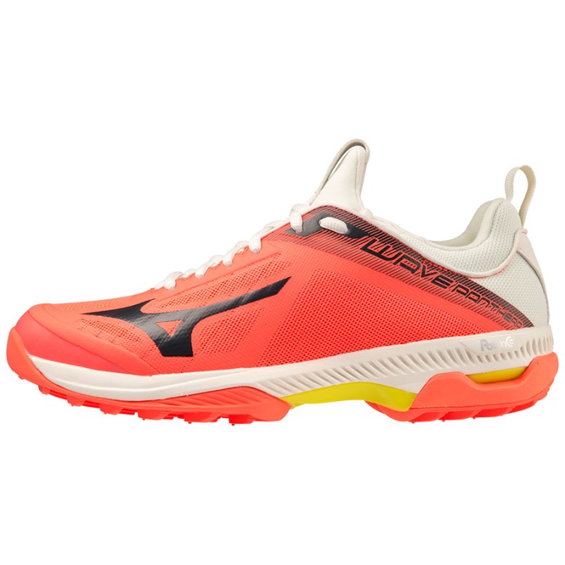 Mizuno WAVE Panthera Koraal Zwart Geel | DWLC4075