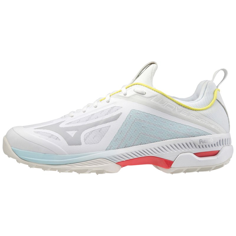 Mizuno WAVE Panthera Wit Blauw Rood | ERJO4133