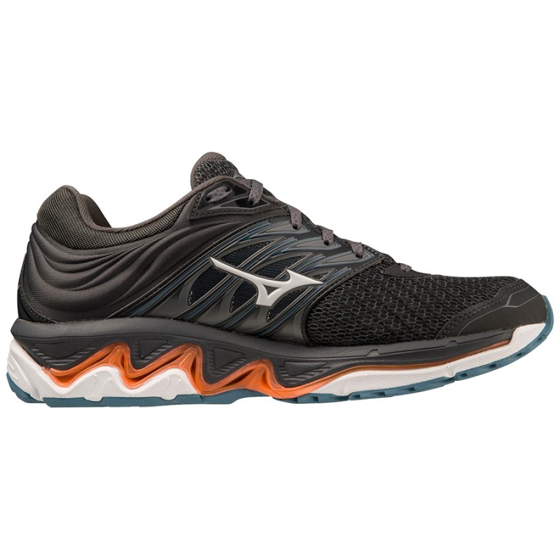 Mizuno WAVE Paradox 5 Zwart Wit Lichtoranje | BOWK6577