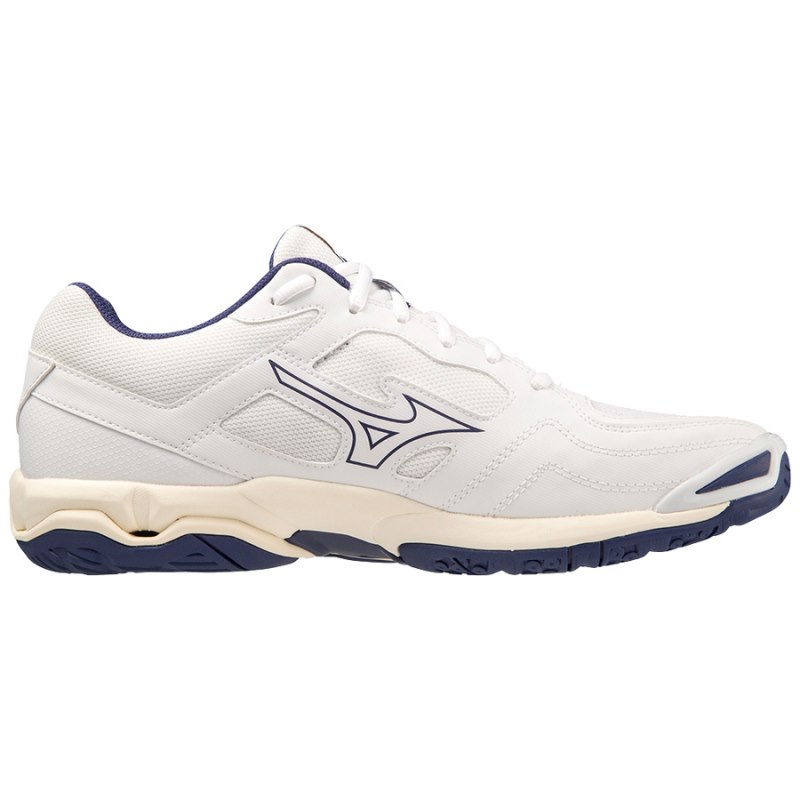 Mizuno WAVE Phantom 3 Wit Blauw Goud | EWTK0985