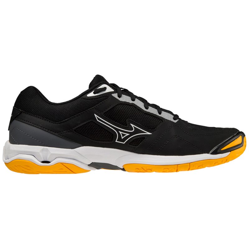 Mizuno WAVE Phantom 3 Zwart Wit Geel | ISKT8125