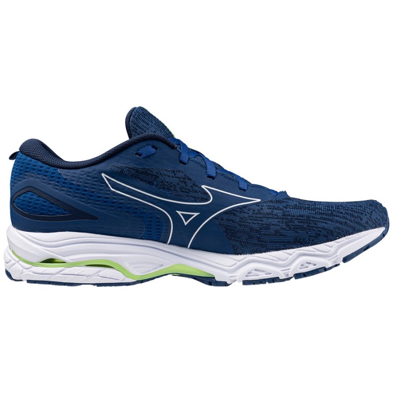 Mizuno WAVE Prodigy 5 Donkerblauw Wit Groen | LUJJ6195