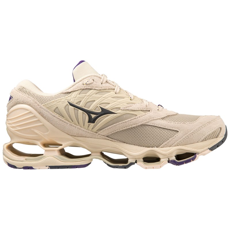 Mizuno WAVE Prophecy LS Beige Donkergrijs Geel | SGKW2733