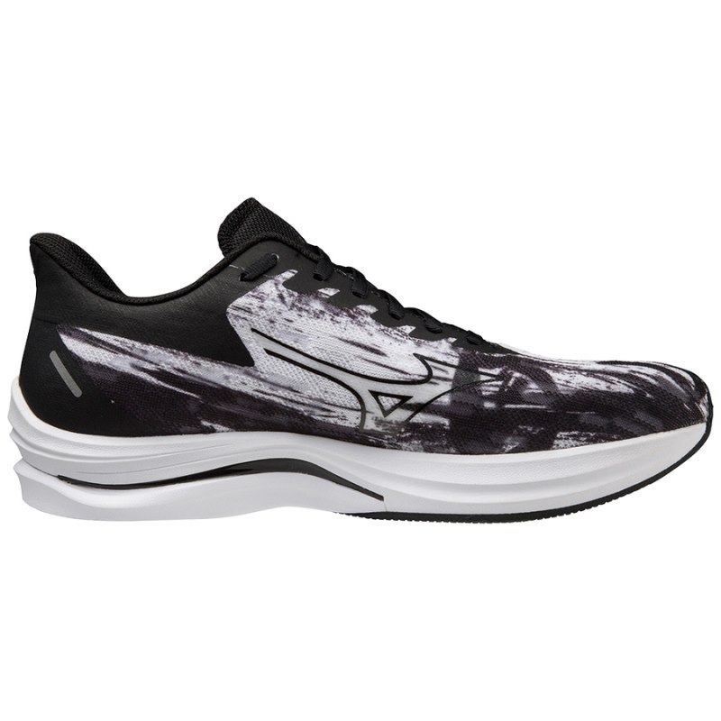 Mizuno WAVE Rebellion Sonic Wit Zwart | HEXF5030