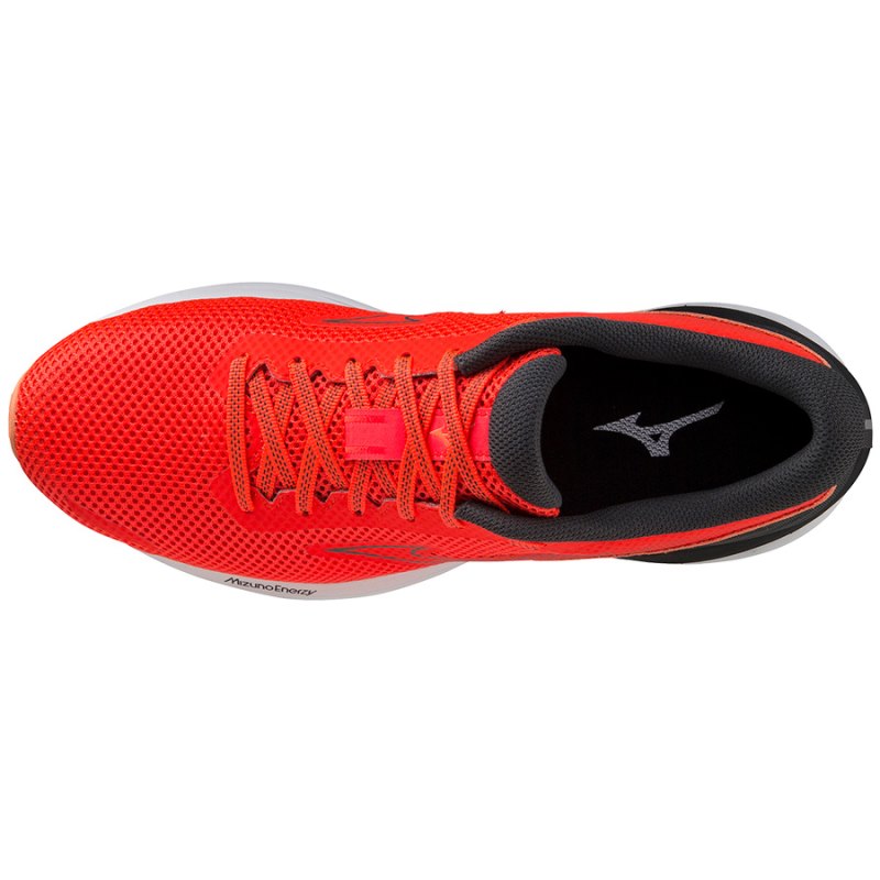 Mizuno WAVE Revolt 3 Rood Zwart Wit | QGNC3084