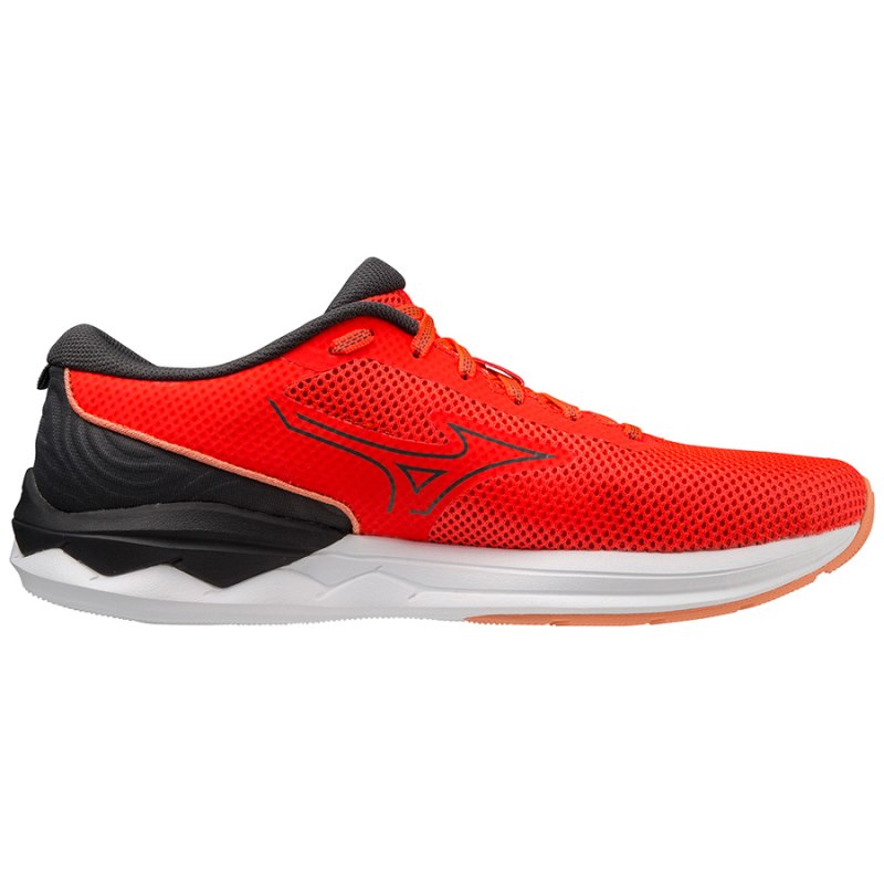 Mizuno WAVE Revolt 3 Rood Zwart Wit | QGNC3084