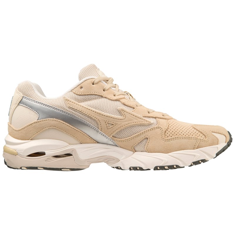 Mizuno WAVE Rider 10 Premium Beige Wit | HNBK0222