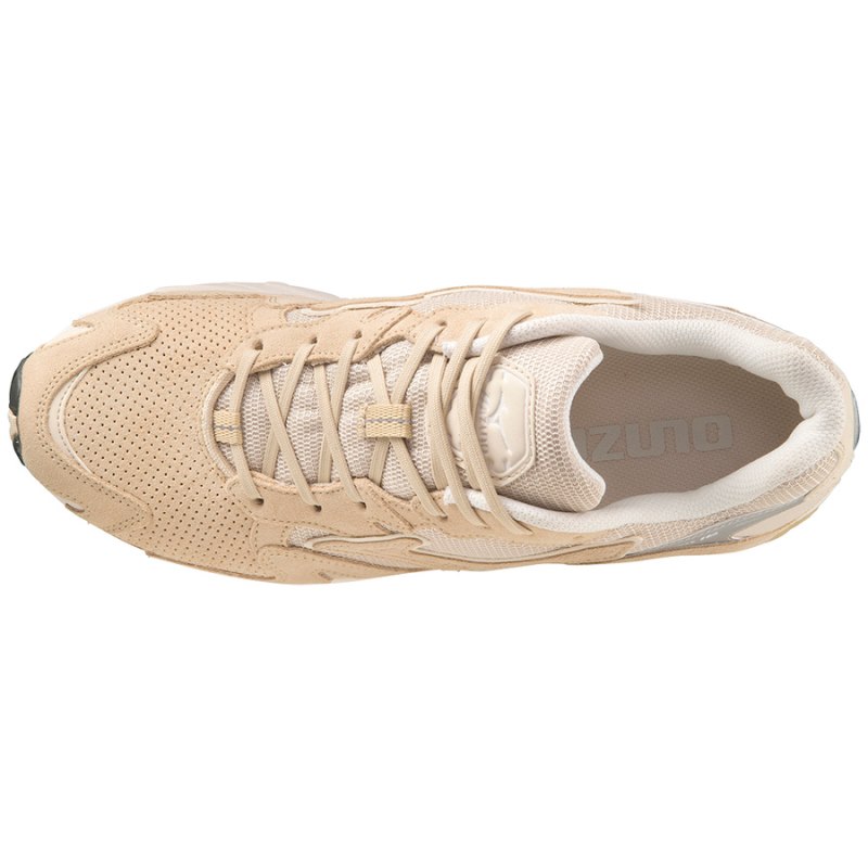 Mizuno WAVE Rider 10 Premium Beige Wit | HNBK0222