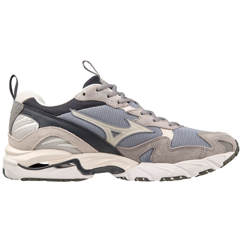 Mizuno WAVE Rider 10 Premium Grijs Wit | ZHCN7119