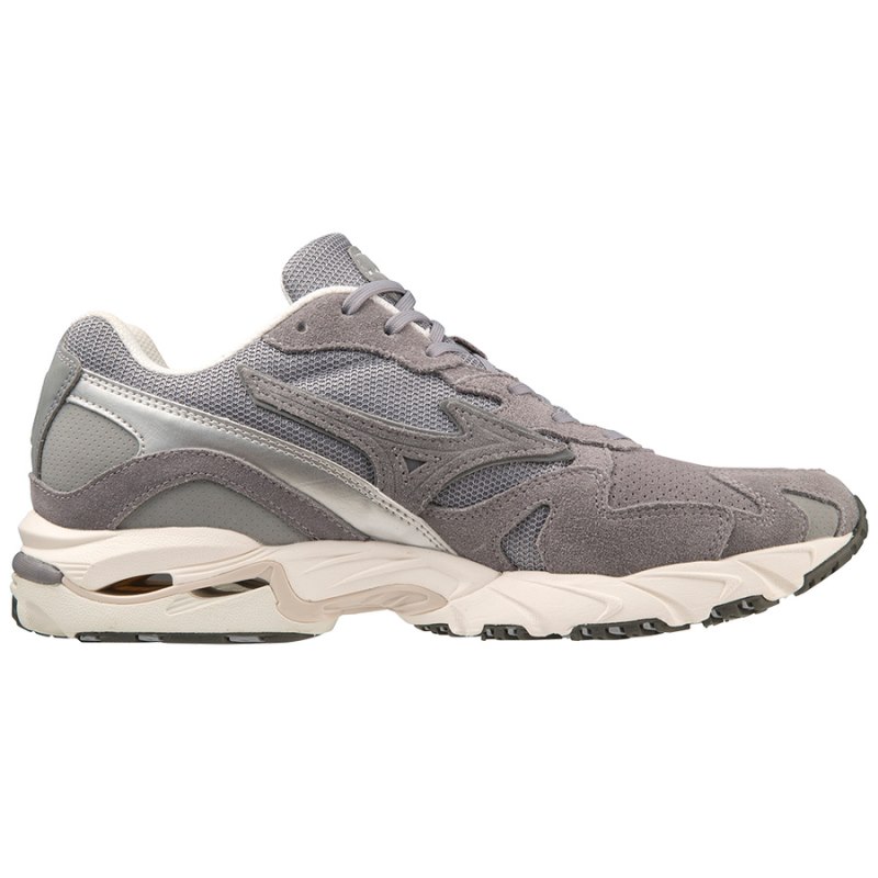 Mizuno WAVE Rider 10 Premium Zilver Grijs Wit | ZAUJ1768