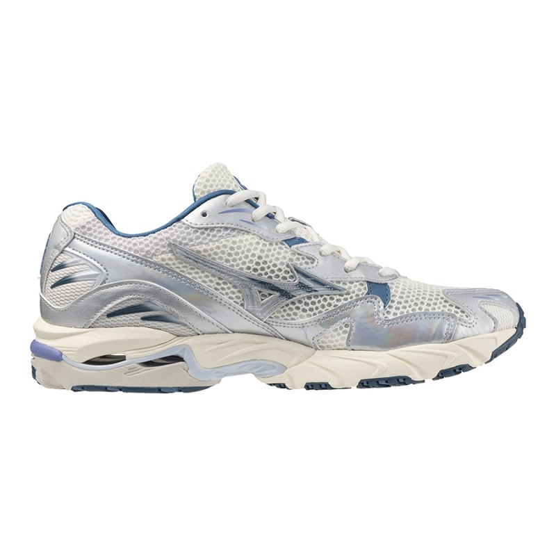 Mizuno WAVE Rider 10 Zilver Zilver Wit | DTFU8982