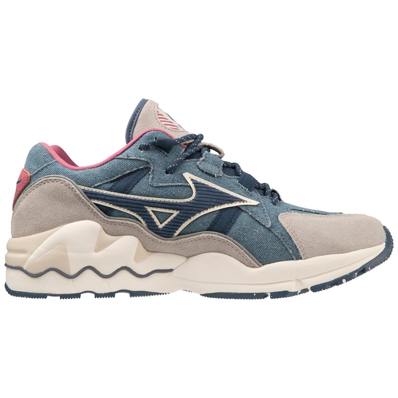 Mizuno WAVE Rider 1 Indigo Beige | ETLR3538