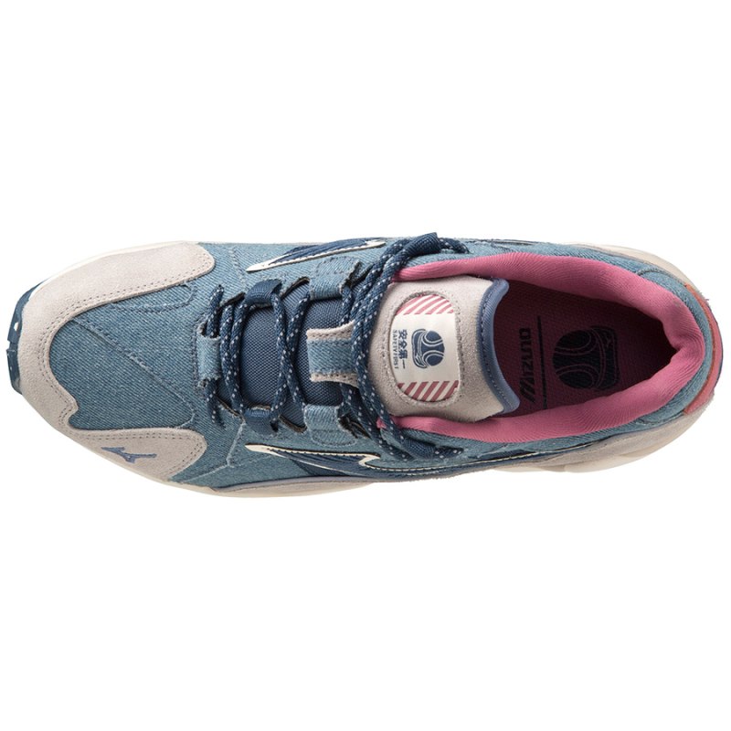 Mizuno WAVE Rider 1 Indigo Beige | ETLR3538