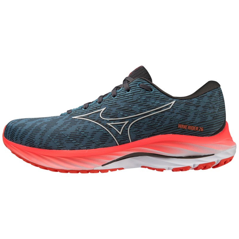 Mizuno WAVE Rider 26 Groen Blauw Rood | SQWG5227