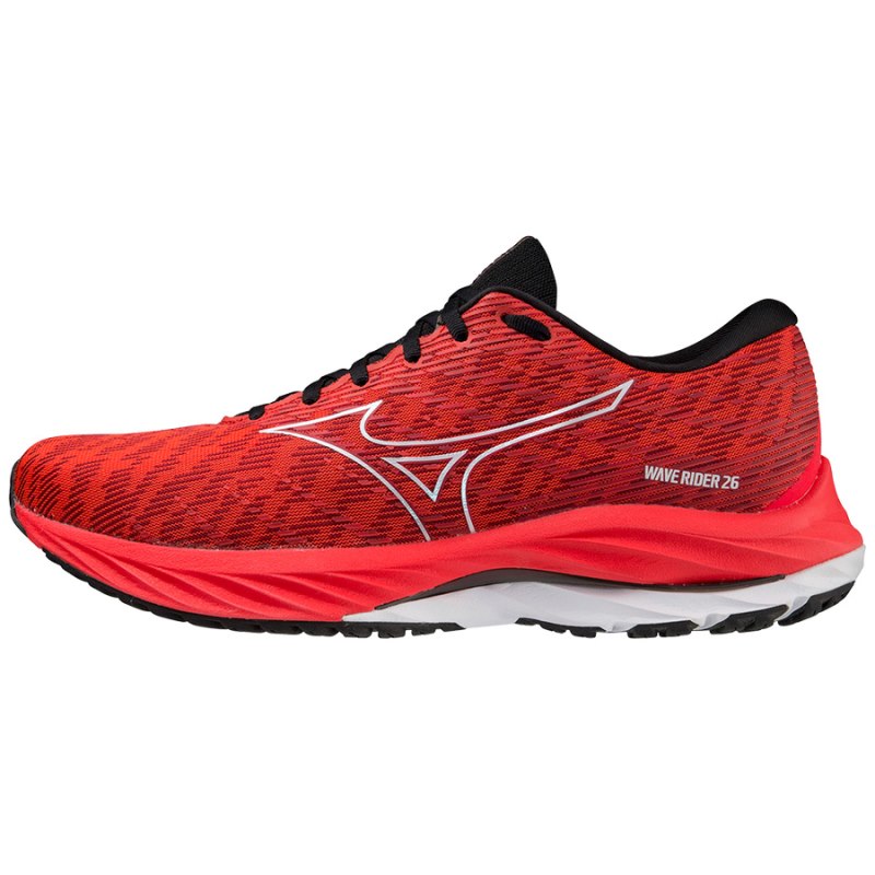 Mizuno WAVE Rider 26 Rood Wit Zwart | TLTI5545