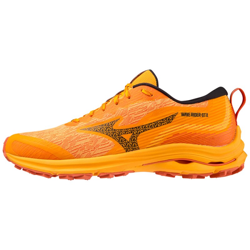 Mizuno WAVE Rider GTX Geel Zwart | DWGV0676