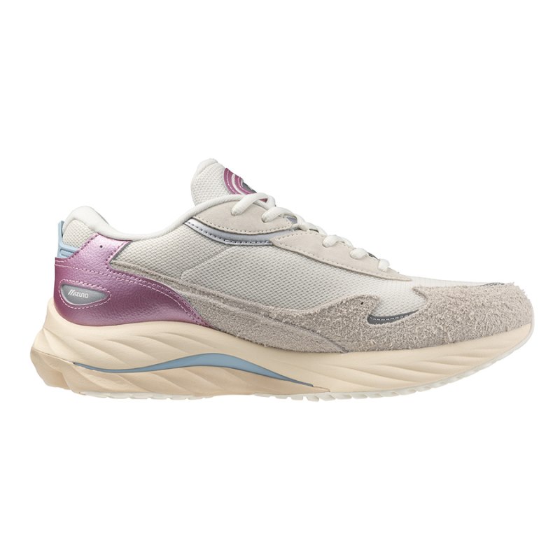 Mizuno WAVE Rider β Beige Goud Paars | FNRJ6580