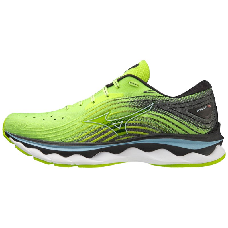 Mizuno WAVE Sky 6 Lichtgroen Zwart | MHLS0655